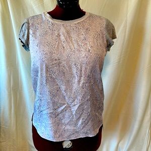 Rebecca Taylor size 2 open back tee shirt. 100% cotton.